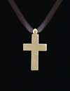 Keepsake Pendant - Brass Cross 1