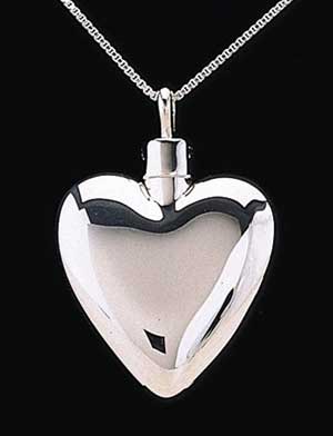 Keepsake Pendant - Sterling Silver Heart 3