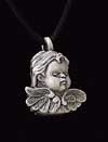 Keepsake Pendant - Brass Cherub Cherub 8