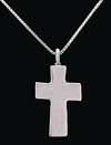 Keepsake Pendant - Pewter Cross 10