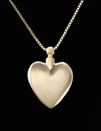 Keepsake Pendant - Pewter Heart 7