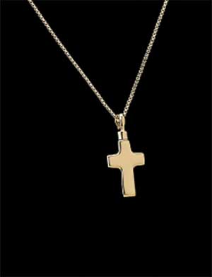 Keepsake Pendant - 14k Gold Cross 28